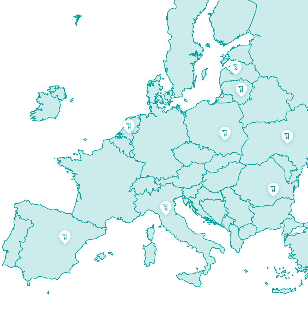 Us in numbers map